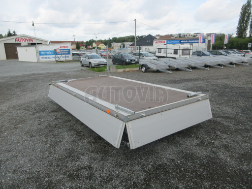 Bazarový přívěs ZV 32/35 750kg N1 3,50x1,80/0,35 zesílená náprava