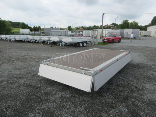 Bazarový přívěs ZV 32/35 750kg N1 3,50x1,80/0,35 zesílená náprava