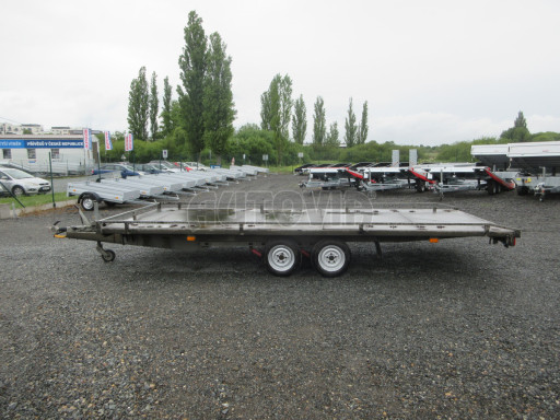 Bazarový hydraulicky sklopný přívěs AD 2,8t 5,17x2,09 plato č.4
