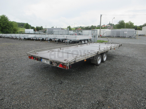 Bazarový hydraulicky sklopný přívěs AD 2,8t 5,17x2,09 plato č.7