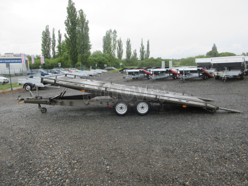 Bazarový hydraulicky sklopný přívěs AD 2,8t 5,17x2,09 plato č.12