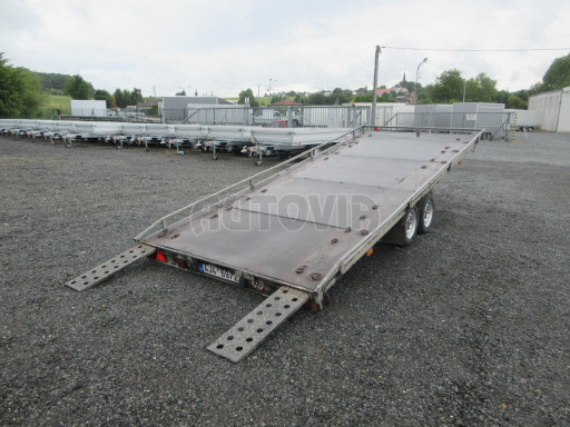 Bazarový hydraulicky sklopný přívěs AD 2,8t 5,17x2,09 plato č.14