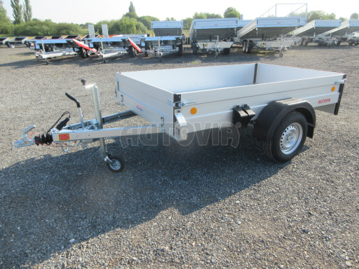 PROFI  brzděný přívěs ZV 27 ALU 1,3T B1 2,50x1,48/0,35 POČ