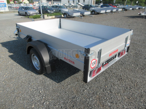 PROFI  brzděný přívěs ZV 27 ALU 1,3T B1 2,50x1,48/0,35 POČ