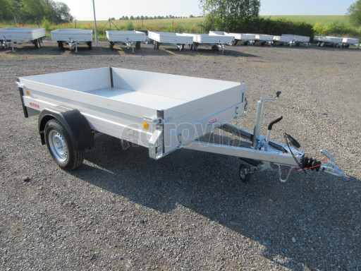 PROFI  brzděný přívěs ZV 27 ALU 1,3T B1 2,50x1,48/0,35 POČ