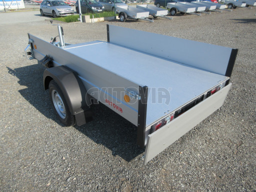 PROFI  brzděný přívěs ZV 27 ALU 1,3T B1 2,50x1,48/0,35 POČ