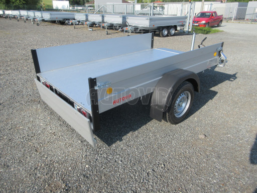 PROFI  brzděný přívěs ZV 27 ALU 1,3T B1 2,50x1,48/0,35 POČ