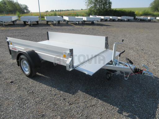 PROFI  brzděný přívěs ZV 27 ALU 1,3T B1 2,50x1,48/0,35 POČ