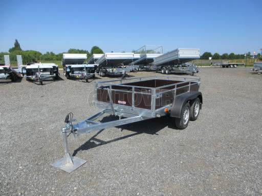 Sklopný nebrzděný přívěs AVP N2 2,52x1,30/0,30 RE, hever č.3