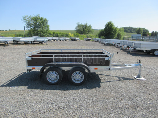 Sklopný nebrzděný přívěs AVP N2 2,52x1,30/0,30 RE, hever č.8