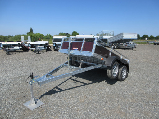 Sklopný nebrzděný přívěs AVP N2 2,52x1,30/0,30 RE, hever č.1