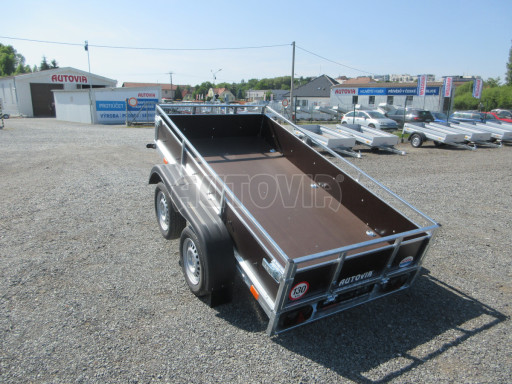 Sklopný nebrzděný přívěs AVP N2 2,52x1,30/0,30 RE, hever č.15