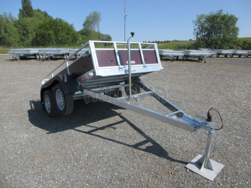 Sklopný nebrzděný přívěs AVP N2 2,52x1,30/0,30 RE, hever č.19