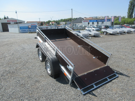 Sklopný nebrzděný přívěs AVP N2 2,52x1,30/0,30 RE, hever č.20
