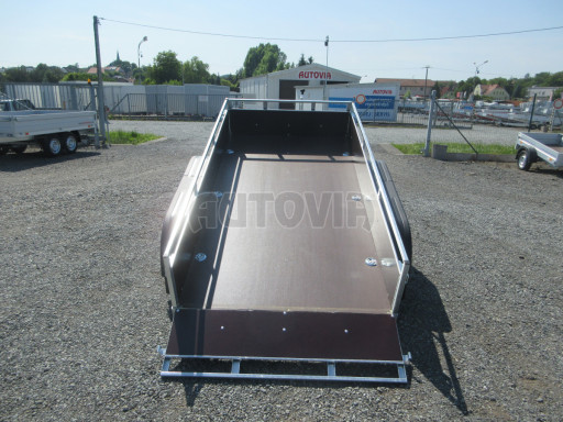 Sklopný nebrzděný přívěs AVP N2 2,52x1,30/0,30 RE, hever č.21