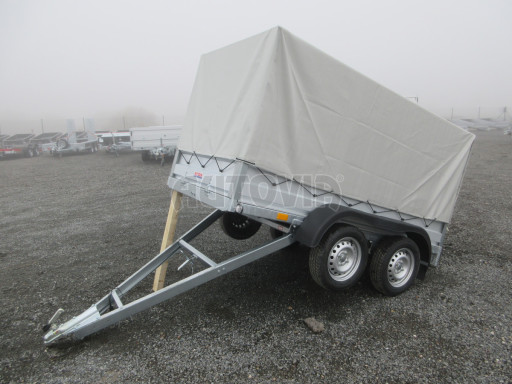 Sklopný nebrzděný přívěs AVM N2 2,52x1,30/1,19 plachta č.16