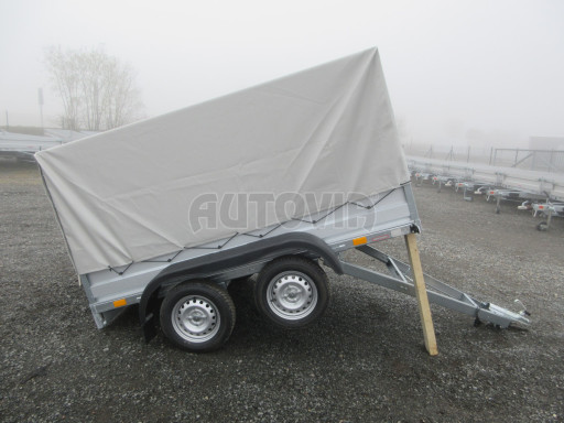 Sklopný nebrzděný přívěs AVM N2 2,52x1,30/1,19 plachta č.21