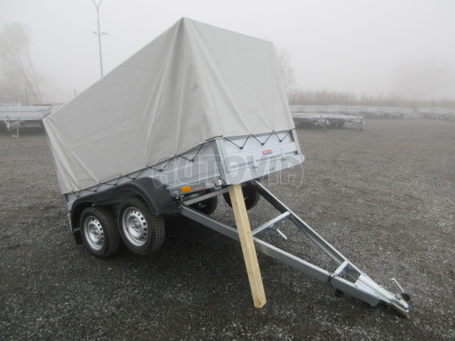 Sklopný nebrzděný přívěs AVM N2 2,52x1,30/1,19 plachta č.22