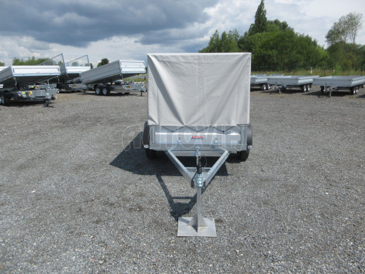 Sklopný nebrzděný přívěs AVM N2 2,52x1,30/1,19 plachta č.2