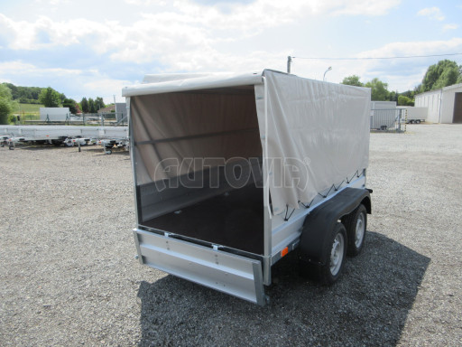 Sklopný nebrzděný přívěs AVM N2 2,52x1,30/1,19 plachta č.13