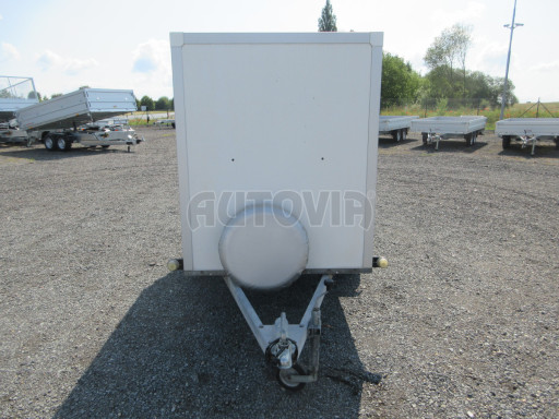 Bazarový skříňový přívěs za osobní auto ZV 26 N1 skříň 2,50x1,25/1,50