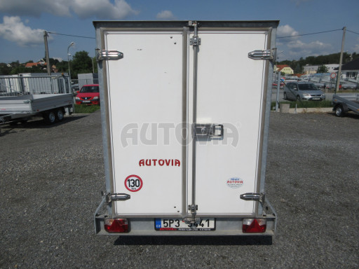 Bazarový skříňový přívěs za osobní auto ZV 26 N1 skříň 2,50x1,25/1,50