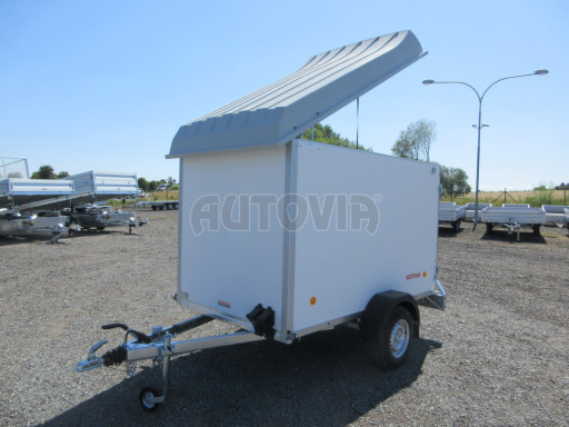 Skříňový přívěs s bočním vstupem ZV 27 B1 1,3T O 2,50x1,48/1,65