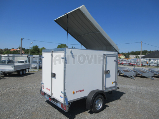 Skříňový přívěs s bočním vstupem ZV 27 B1 1,3T O 2,50x1,48/1,65