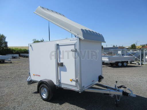 Skříňový přívěs s bočním vstupem ZV 27 B1 1,3T O 2,50x1,48/1,65