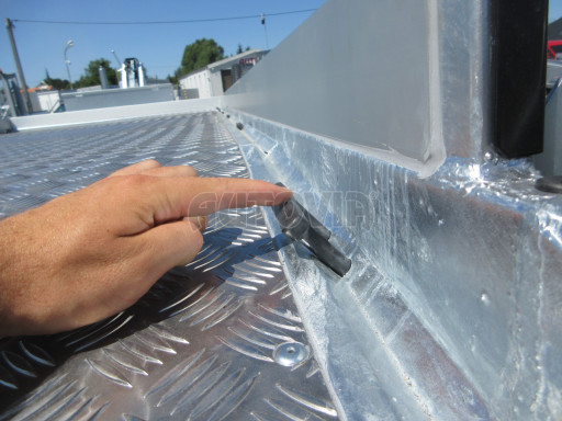 Přepravník zvedacích plošin a UNC HS 3,5T B2 3,94x1,85 stavitelná oj* č.17