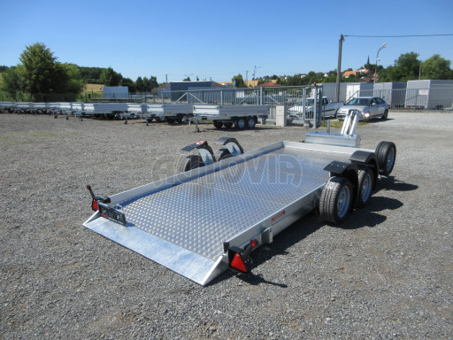 Přepravník zvedacích plošin a UNC HS 3,5T B2 3,94x1,85 stavitelná oj* č.2