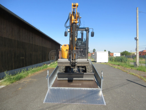 MULTIFUNKČNÍ přepravník mechanizace a třístranný sklápěč JK 3,5T 4,00x2,10/0,35 v elektrice č.74