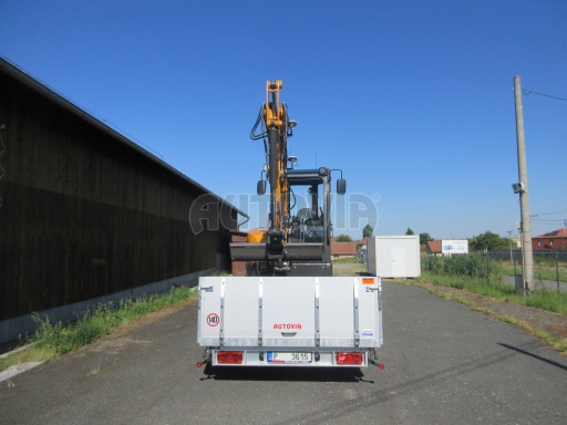 MULTIFUNKČNÍ přepravník mechanizace a třístranný sklápěč JK 3,5T 4,00x2,10/0,35 v elektrice č.80