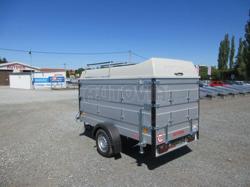 PROFI hliníkový přívěs s nástavbami a víkem ZV 26 ALU N1 2,51x1,25/1,20 POČ č.4