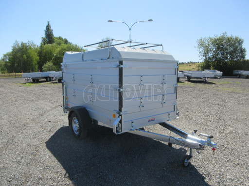 PROFI hliníkový přívěs s nástavbami a víkem ZV 26 ALU N1 2,51x1,25/1,20 POČ č.8