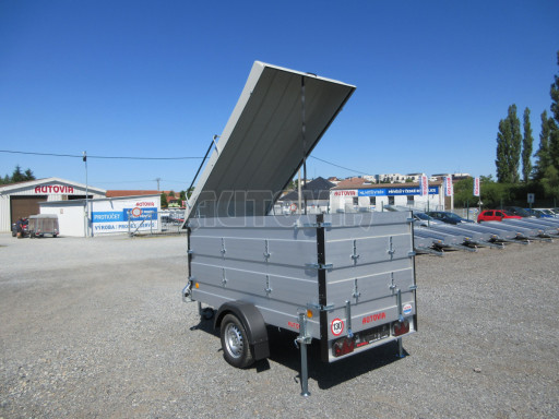 PROFI hliníkový přívěs s nástavbami a víkem ZV 26 ALU N1 2,51x1,25/1,20 POČ č.10