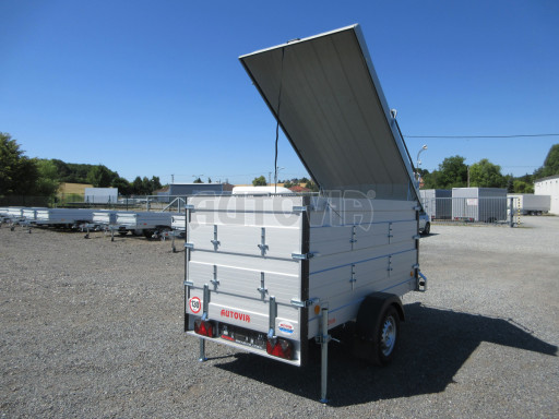 PROFI hliníkový přívěs s nástavbami a víkem ZV 26 ALU N1 2,51x1,25/1,20 POČ č.12