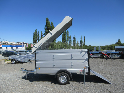 PROFI hliníkový přívěs s nástavbami a víkem ZV 26 ALU N1 2,51x1,25/1,20 POČ č.15