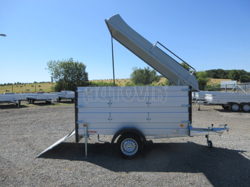 PROFI hliníkový přívěs s nástavbami a víkem ZV 26 ALU N1 2,51x1,25/1,20 POČ č.19