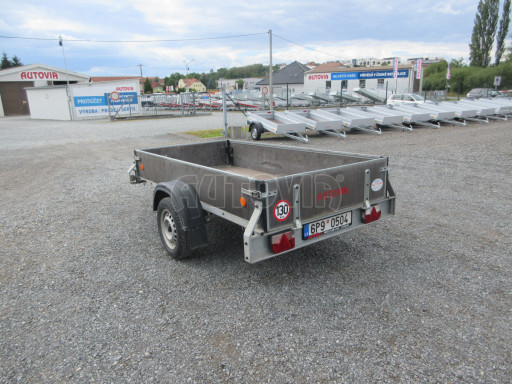 Bazarový nebrzděný přívěs ZV 26 N1 2,51x1,24/0,35 POČ, ZN č.5