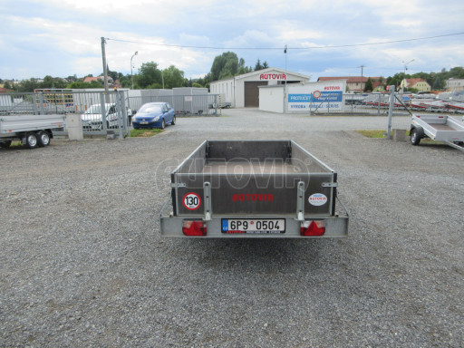 Bazarový nebrzděný přívěs ZV 26 N1 2,51x1,24/0,35 POČ, ZN č.6