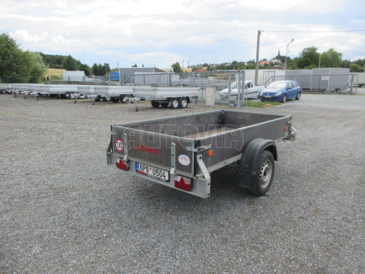 Bazarový nebrzděný přívěs ZV 26 N1 2,51x1,24/0,35 POČ, ZN č.7