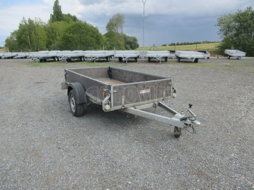Bazarový nebrzděný přívěs ZV 26 N1 2,51x1,24/0,35 POČ, ZN č.9