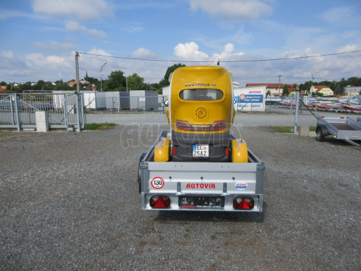 Sklopný nebrzděný přívěs AVM 2,52x1,30/0,35 č.29