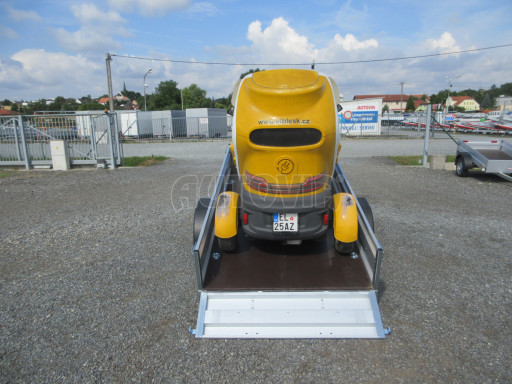 Sklopný nebrzděný přívěs AVM 2,52x1,30/0,35 č.37