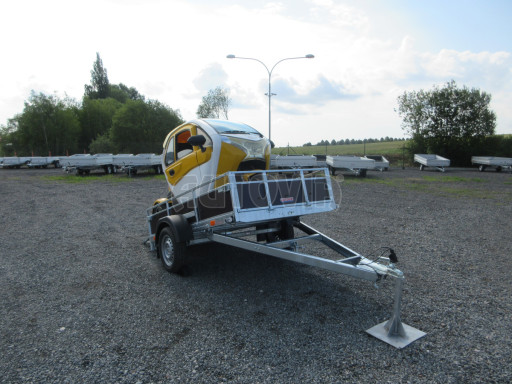 Sklopný nebrzděný přívěs AVP 2,52x1,30/0,30 RE č.25