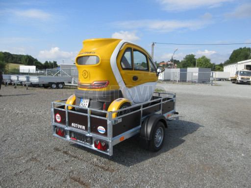 Sklopný nebrzděný přívěs AVP 2,52x1,30/0,30 RE č.32