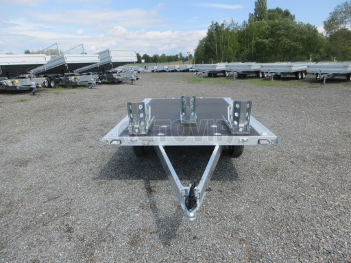 Přepravník 3ks motocyklů - nebrzděný přívěsný vozík ZV 32 750kg N2 3,00x1,80/0,35