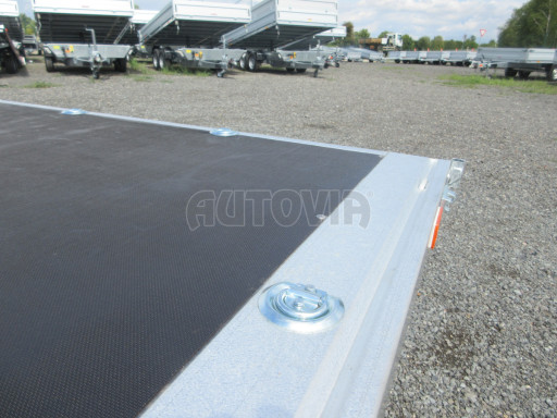 Přepravník 3ks motocyklů - nebrzděný přívěsný vozík ZV 32 750kg N2 3,00x1,80/0,35