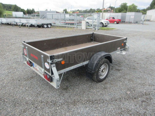 Sklopný přívěs ZV 26 N1 skl 2,50x1,25/0,35 POČ, zesílená náprava č.8